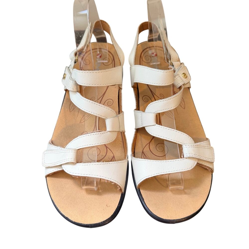 Revere Emerald Miami Coconut White Adjustable Orthopedic Sandal Womens Size 10M